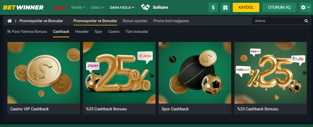 Cashback Fırsatları